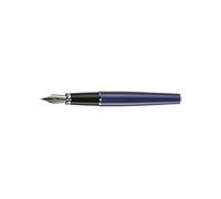 DIPLOMAT - Stylo Plume Acier Excellence A2 - Bleu Nuit - Taille Medium - Résistant & Classe - Allure Moderne - Savoir Faire Traditionnel - Garantie 5 Ans - D40209025