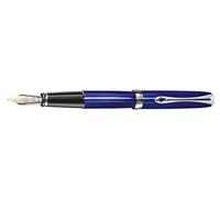 DIPLOMAT - Stylo Plume Or 14 Carats - Excellence A2 - Skyline Bleu - Taille Medium - Simple & Classe - Allure Moderne - Savoir Faire Traditionnel - Garantie 5 Ans - D40215015