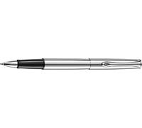 DIPLOMAT - Stylo Roller Esteem - Mat Chrome - Sobre & Rafiiné - Résistant et Confortable - Écriture Douce et Fine - Savoir Faire Traditionnel - Garantie 5 Ans - D20000287