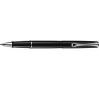 DIPLOMAT - Stylo Roller Esteem - Noir Laqué - Sobre & Rafiiné - Résistant et Confortable - Écriture Douce et Fine - Savoir Faire Traditionnel - Garantie 5 Ans - D10424687