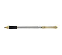 DIPLOMAT - Stylo Roller Traveller - Acier Doré - Léger et Résistant - Écriture Fine et Confortable - Design Distingué - Savoir Faire Traditionnel - Garantie 5 Ans - D20000651