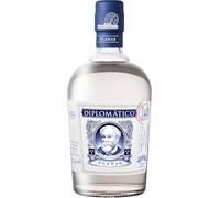 Diplomático Rhum Blanc Planas - Rhum Vénézuelien 47% Vol. 70 cl- Aux Notes de Café & Noix de Coco - Idéal Pour Rehausser les Cocktails - Assemblage Unique