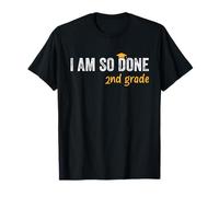 Diplômé de 2e année I Am So Done Funny Kids Graduation T-Shirt