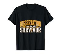 Diplômé De Doctorat Survivant Thèse Diplôme Réussite T-Shirt