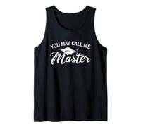 Diplôme de maîtrise Humoristique « You May Call Me Master » Débardeur