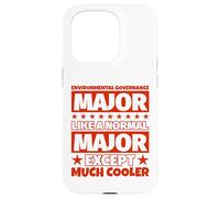 Diplôme des étudiants en gouvernance environnementale - Except Much Coque pour iPhone 15 Pro