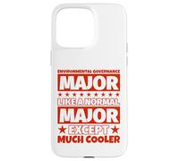 Diplôme des étudiants en gouvernance environnementale - Except Much Coque pour iPhone 15 Pro Max