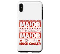 Diplôme des étudiants en Justice pénale et politiques publiques - Coque pour iPhone XS Max