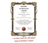 Diplôme du Meilleur Copain: Bloc-Notes Spécial Meilleur Copain - Idée cadeau