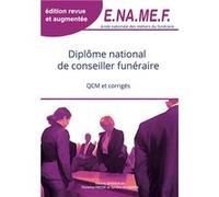 Diplôme national de conseiller funéraire QCM et corrigés FRESSE Florence (Auteur)