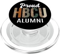 Diplômée Noire de la HBCU, Ancienne diplômée Noire de l'université, léopard PopSockets PopGrip pour MagSafe