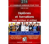 Diplômes et formations : guide juridique et pratique Yves Le Duc (Auteur)