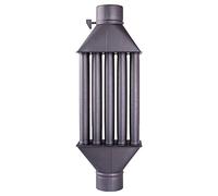 Diplomet Échangeur de chaleur XL pour poêle à bois/cheminée Diamètre 130 mm 5 tuyaux