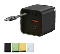 Dipomall Charger, 3 in 1 Charger, 80 Watt Retractable Phone Wall Plug. with Type-C Cable and 2 USB Ports, Three Port Fastcharging, for Laptops and Phone (Black)