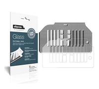 dipos I Protection ecrán Compatible avec Siemens EQ6 500 Tropfblech Verre Souple Film Protecteur 9H