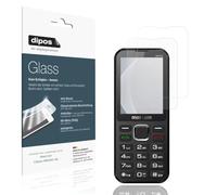 dipos 2x Film protection écran 9H mat pour MaxCom Classic MM282 4G | Anti-reflets, anti-éblouissement, incassable, non en verre, anti-choc, anti-rayures, sans bulles, adhésion sans colle