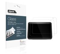 dipos 2x Film protection écran 9H pour Amazon Echo Show 8 2nd Gen | Transparent HD, incassable, non en verre, anti-choc, sur mesure, anti-rayures, sans bulles, adhésion sans colle