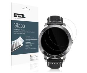 dipos 2x Film protection écran 9H pour Asus VivoWatch 5 | Transparent HD, incassable, non en verre, anti-choc, sur mesure, anti-rayures, sans bulles, adhésion sans colle