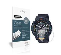 dipos I 2X Protection ecrán Compatible avec Casio PRT-B50 Pro Trek Verre Souple Film Protecteur 9H