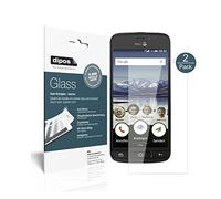dipos I 2X Protection ecrán Compatible avec Doro 8040 Verre Souple Film Protecteur 9H