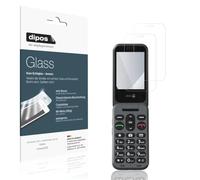dipos 2x Film protection écran 9H pour Doro Leva E20 | Transparent HD, incassable, non en verre, anti-choc, sur mesure, anti-rayures, sans bulles, adhésion sans colle