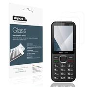 dipos 2x Film protection écran 9H pour MaxCom Classic MM282 4G | Transparent HD, incassable, non en verre, anti-choc, sur mesure, anti-rayures, sans bulles, adhésion sans colle