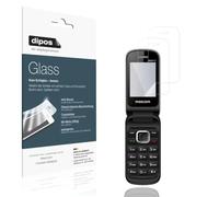 dipos 2x Film protection écran 9H pour MaxCom Comfort MM815 | Transparent HD, incassable, non en verre, anti-choc, sur mesure, anti-rayures, sans bulles, adhésion sans colle