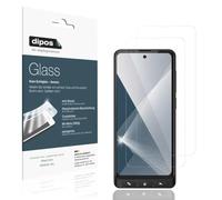 dipos 2x Film protection écran 9H pour MaxCom MS653 4G | Transparent HD, incassable, non en verre, anti-choc, sur mesure, anti-rayures, sans bulles, adhésion sans colle