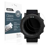 dipos I 2x Protection ecrán compatible avec Suunto Core Alpha Verre souple Film Protecteur 9H