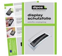dipos 2x Film protection écran mat pour Jura X7c Tropfblech | Anti-reflets, ultra mince, sur mesure, anti-rayures, sans bulles, compatible empreinte digitale, adhésion sans colle