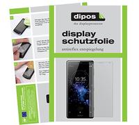 dipos 2x Film protection écran mat pour Sony Xperia XZ2 Compact | Anti-reflets, ultra mince, sur mesure, anti-rayures, sans bulles, compatible empreinte digitale, adhésion sans colle