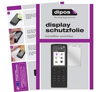dipos 2x Film protection écran pour Alcatel 8262 | Transparent HD, sur mesure, anti-rayures, sans bulles, compatible coque, compatible empreinte digitale, adhésion sans colle