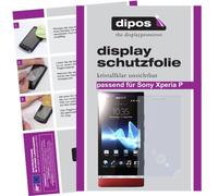 dipos 2x Film protection écran pour Sony Xperia P LT22i | Transparent HD, sur mesure, anti-rayures, sans bulles, compatible coque, compatible empreinte digitale, adhésion sans colle
