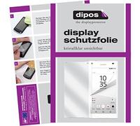 dipos 2x Film protection écran pour Sony Xperia Z5 Compact | Transparent HD, sur mesure, anti-rayures, sans bulles, compatible coque, compatible empreinte digitale, adhésion sans colle
