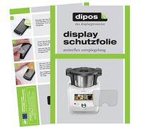 dipos 2x Film protection mat pour SilverCrest Monsieur Cuisine Connect | Anti-reflets, ultra mince, sur mesure, anti-rayures, sans bulles, compatible empreinte digitale, adhésion sans colle