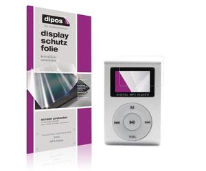 dipos 4x Film protection écran pour Jiawu MP3-Player | Transparent HD, sur mesure, anti-rayures, sans bulles, compatible coque, compatible empreinte digitale, adhésion sans colle
