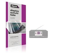 dipos 4x Film protection écran pour TechniSat Digitradio 372 CD | Transparent HD, sur mesure, anti-rayures, sans bulles, compatible coque, compatible empreinte digitale, adhésion sans colle
