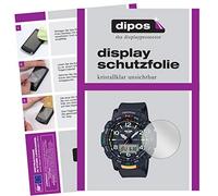 dipos 5x Film protection écran pour Casio PRT-B50 Pro Trek | Transparent HD, sur mesure, anti-rayures, sans bulles, compatible coque, compatible empreinte digitale, adhésion sans colle