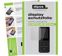dipos 6x Film protection écran mat pour AGPTek 8GB MP3-Player | Anti-reflets, ultra mince, sur mesure, anti-rayures, sans bulles, compatible empreinte digitale, adhésion sans colle