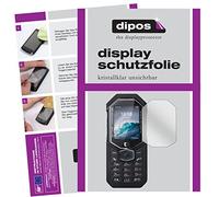 dipos 6x Film protection écran pour Crosscall Shark-X3 | Transparent HD, sur mesure, anti-rayures, sans bulles, compatible coque, compatible empreinte digitale, adhésion sans colle