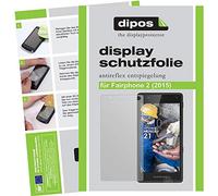 Dipos Fairphone 2 (2015) Lot de 2 films de protection d'écran antireflet premium mat