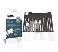 dipos I Protection ecrán Compatible avec De Longhi Dinamica Plus ECAM 376.95 T Tropfblech Verre Souple Film Protecteur 9H