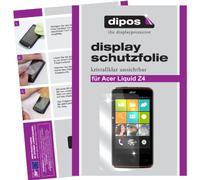 dipos Films de Protection d'écran pour Acer Liquid Z4 (2 unités) - Transparent Film de Protection d'ecran