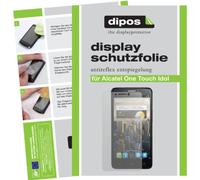 dipos Films de protection d'écran pour Alcatel One Touch Idol (2 unités) - Antireflet mat film de protection d'ecran