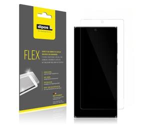 dipos FLEX 1x Film protection écran pour Samsung Galaxy S23 Ultra | Transparent, Couverture Complète, anti-choc, auto-régénérant, sans bulles, compatible empreinte digitale, adhésion sans colle