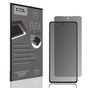 dipos FLEX 1x Protection écran de Confidentialité mat compatible avec General Mobile GM 26 Pro, couverture d'écran 100%, compatible Fingerprint, film Full Cover, Privacy protection visuelle filtre
