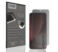 dipos FLEX 1x Protection écran de Confidentialité mat compatible avec Honor Magic 8 Lite, couverture d'écran 100%, compatible Fingerprint, film Full Cover, Privacy protection visuelle filtre 2way