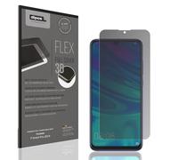dipos FLEX 1x Protection écran de Confidentialité mat compatible avec Huawei P Smart Pro 2019, couverture d'écran 100%, compatible Fingerprint, film Full Cover, Privacy protection visuelle filtre 2way