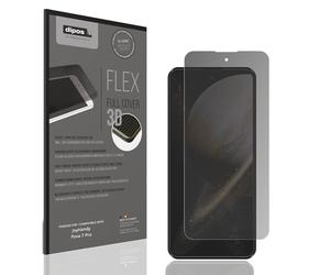 dipos FLEX 1x Protection écran de Confidentialité mat compatible avec JoyHandy Pova7Pro, couverture d'écran 100%, compatible Fingerprint, film Full Cover, Privacy protection visuelle filtre 2way