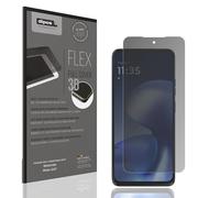 dipos FLEX 1x Protection écran de Confidentialité mat compatible avec Motorola Moto G47, couverture d'écran 100%, compatible Fingerprint, film Full Cover, Privacy protection visuelle filtre 2way